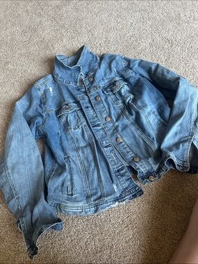 Maurices Light Blue Denim Jean Jacket